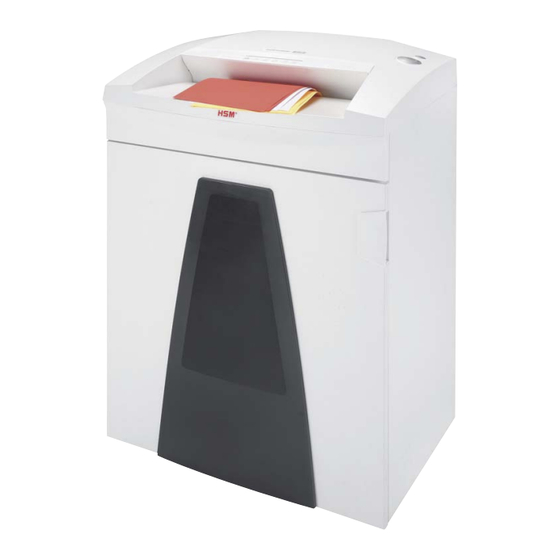 HSM SECURIO B 35S Notice D'utilisation