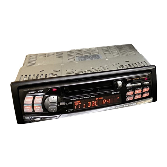Alpine TDM-7583R Mode D'emploi