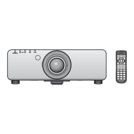 Panasonic PT-DZ770U Manuel D'utilisation