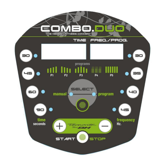 BH FITNESS Combo Duo YV56 Manuel D'utilisation