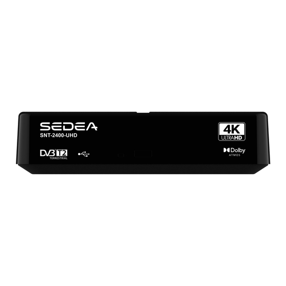 SEDEA SNT-2400-UHD Manuel D'utilisation