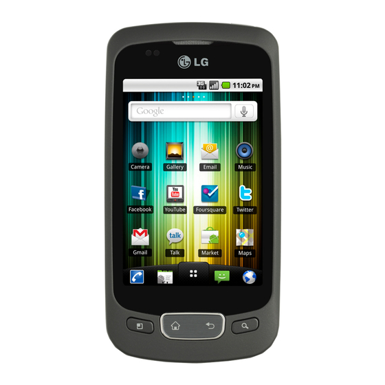 LG -P500 Guide De L'utilisateur