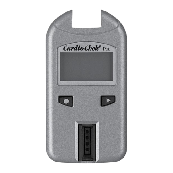 pts Diagnostics CardioChek PA Guide De L'utilisateur