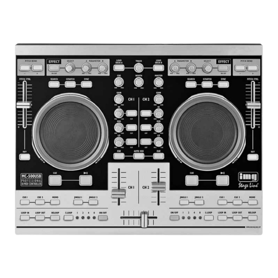 IMG STAGELINE MC-500USB Mode D'emploi