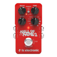 Tc Electronic HALL OF FAME 2 REVERB Guide Rapide