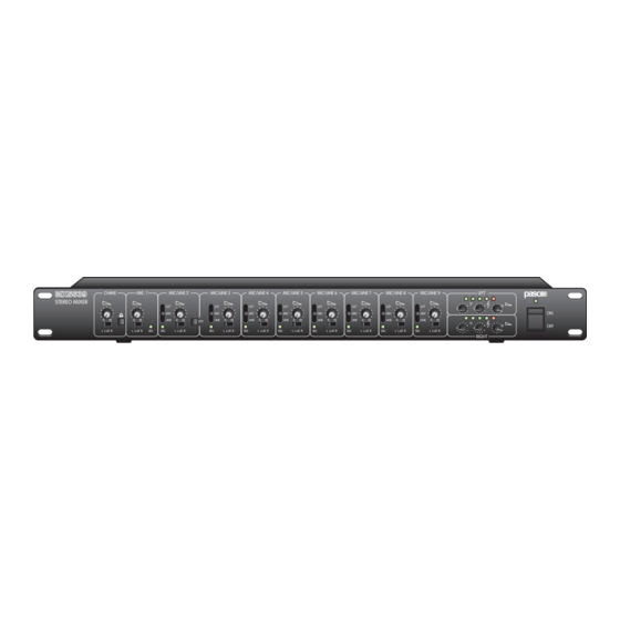 Paso MX5539 Manuel D'utilisation