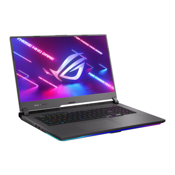 Asus ROG STRIX G713RX-KH026W 6900HX Manuels