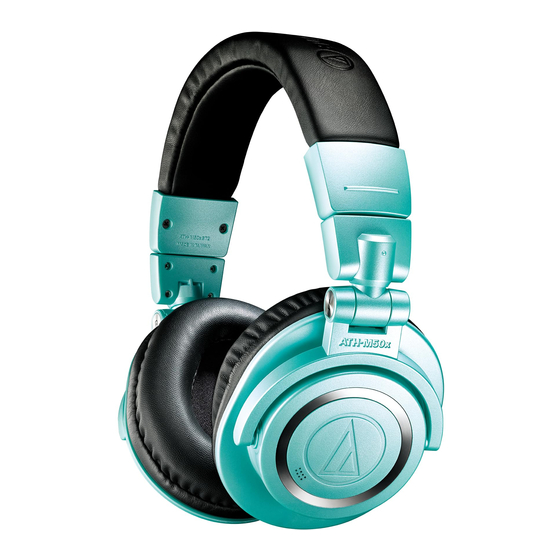Audio-Technica ATH-M50 BT2 Serie Manuel De L'utilisateur