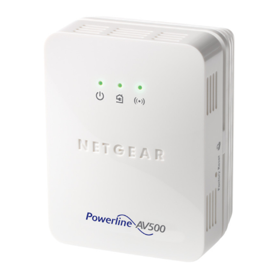 NETGEAR CPL 500 XWN5001 Guide D'installation