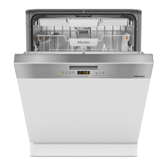 Miele G 5412 SC BB Mode D'emploi