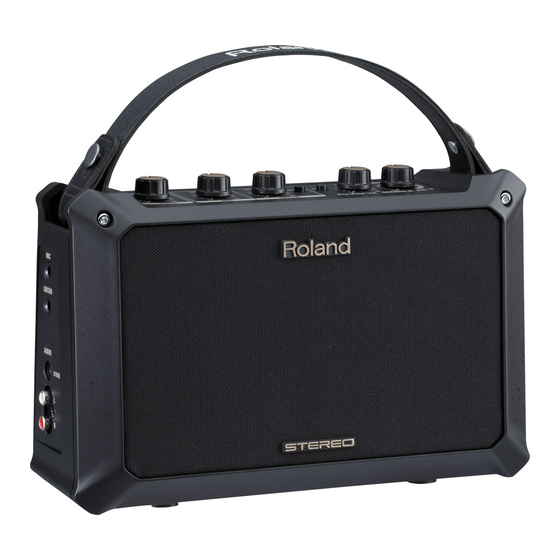 Roland MOBILE AC Mode D'emploi