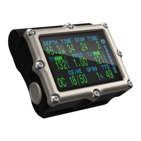 Shearwater PETREL 3 Consignes D'utilisation