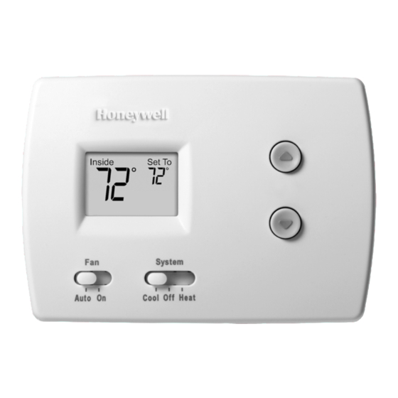 Honeywell PRO TH3110B Mode D'emploi