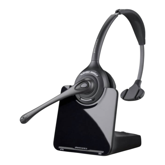 Plantronics CS510A Guide De L'utilisateur