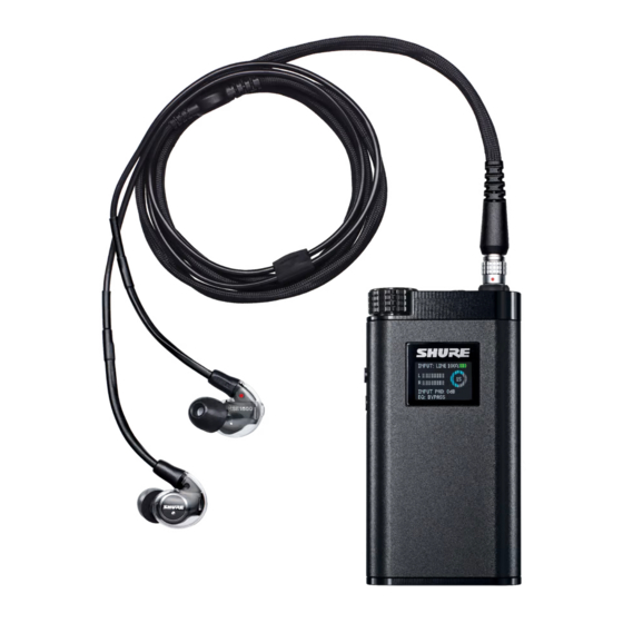 Shure KSE1500 Guide De L'utilisateur