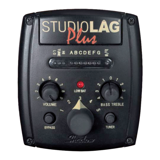 lag STUDIOLAG PLUS Guide Utilisateur