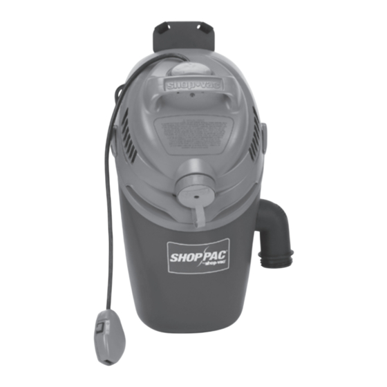 Shop-Vac SP Serie Manuel D'utilisation