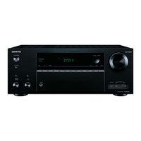 Onkyo TX-NR656 Mode D'emploi Base