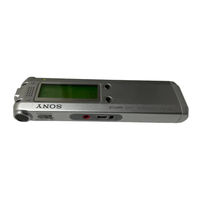 Sony ICD-SX78 Mode D'emploi