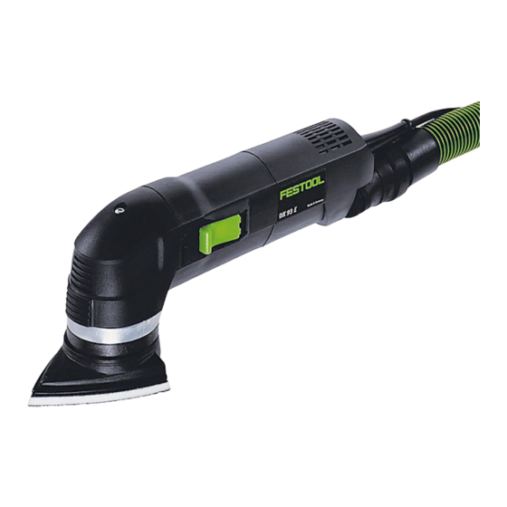 Festool DX 93 E Guide D'utilisation