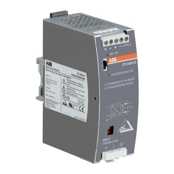 ABB CP-ASI/2.8 Instructions De Montage Et De Mise En Service