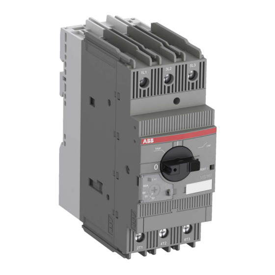 ABB MS165 Notice De Montage