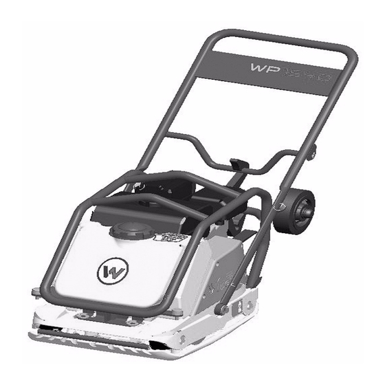 Wacker Neuson WP 1540W Notice D'emploi