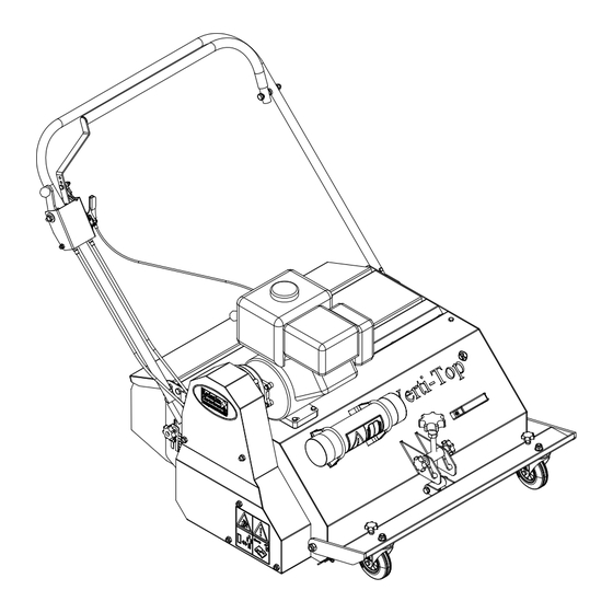 Redexim Verti-Top Walk Behind Mode D'emploi