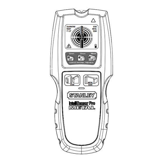 Stanley IntelliSensor Pro METAL Mode D'emploi