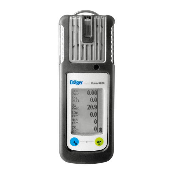 Dräger X-am 1700 Notice D'utilisation
