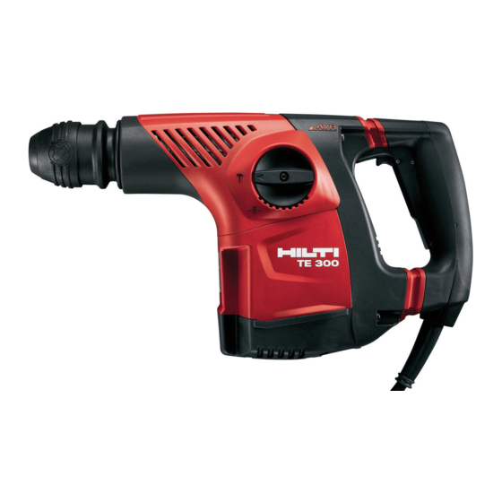 Hilti TE 300-AVR Mode D'emploi