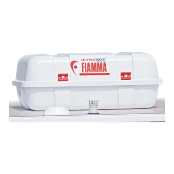 Fiamma Ultra-Box 1 Instructions De Montage Et Mode D'emploi