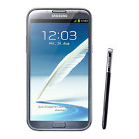 Samsung GALAXY Note II GT-N7100 Mode D'emploi