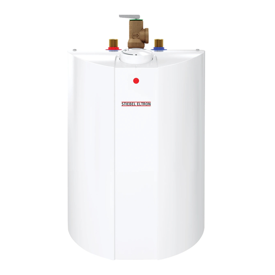 Stiebel Eltron SHC 2.5 Mode D'emploi Et Directives D'installation