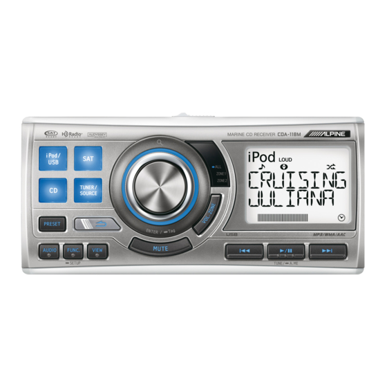 Alpine CDA-118M Mode D'emploi