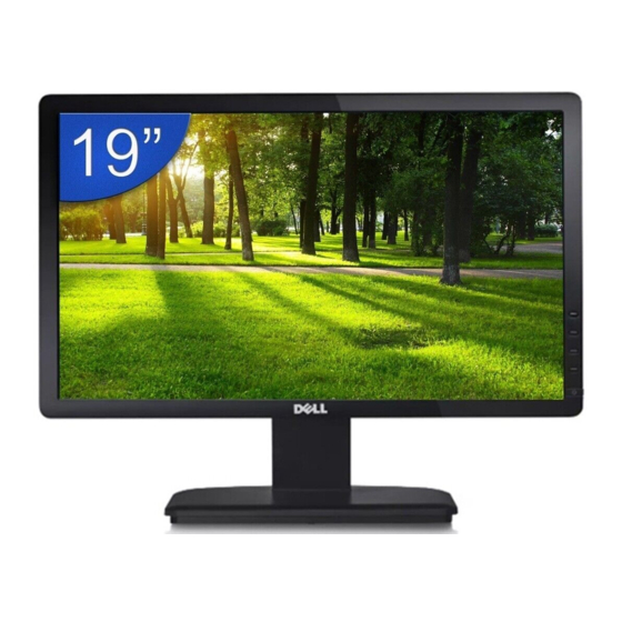 Dell E1912H Mode D'emploi
