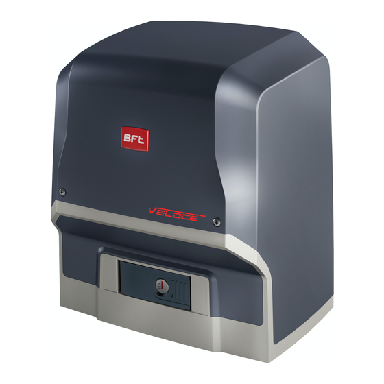 BFT ARES VELOCE SMART BT A500 Instructions D'utilisation Et D'installation
