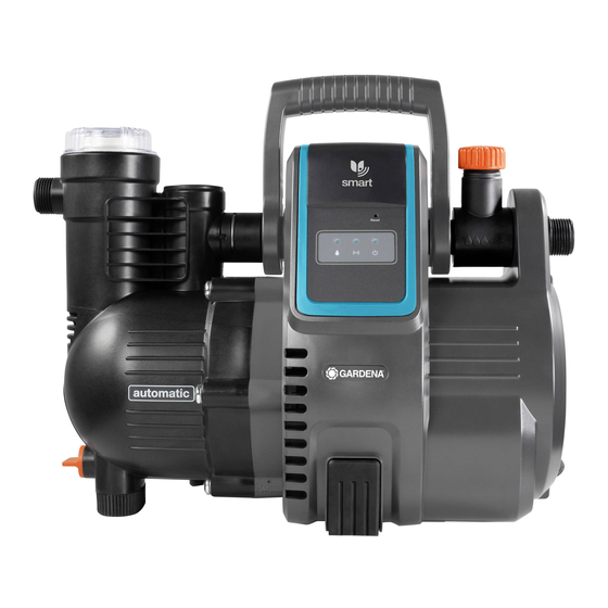 Gardena Smart Pressure Pump Mode D'emploi