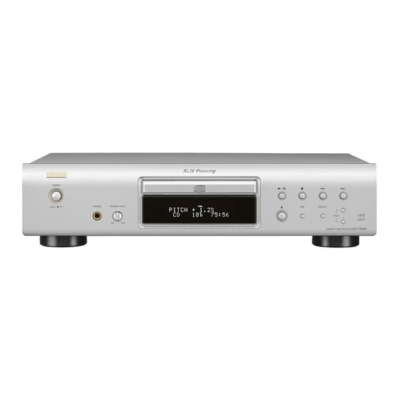 Denon DCD-700AE Mode D'emploi