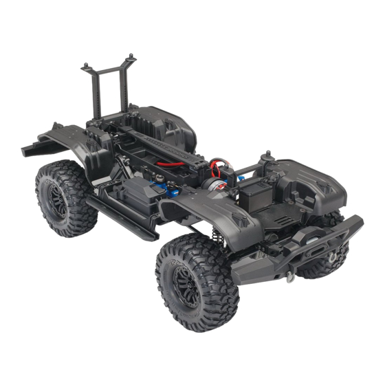 Traxxas TRX4 Mode D'emploi