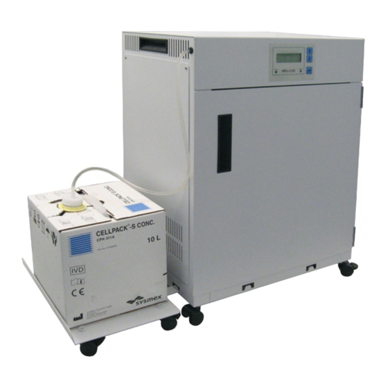 RR Mechatronics RPU-2100R Mode D'emploi