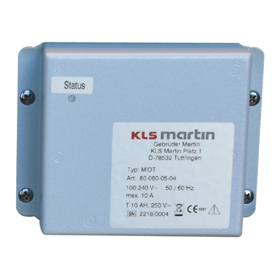 KLS Martin group marVac smart Vac Mode D'emploi