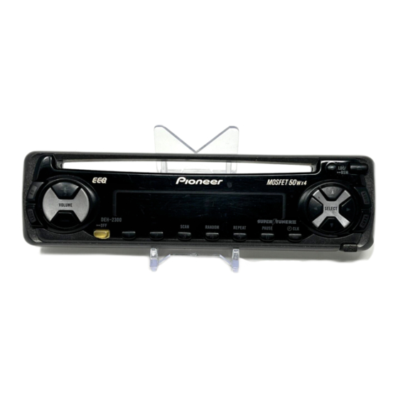 Pioneer SUPER TUNER III Mode D'emploi
