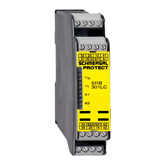 schmersal SRB 301LC/B Mode D'emploi