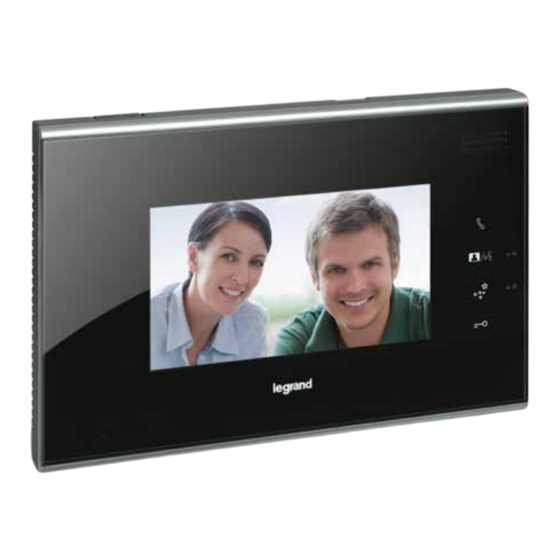 LEGRAND 369200 Manuel D'utilisation