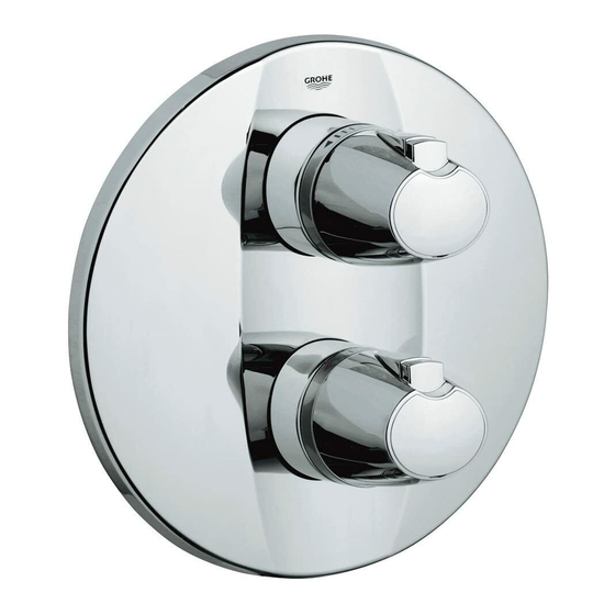 Grohe Grohtherm 3000 Guide Rapide