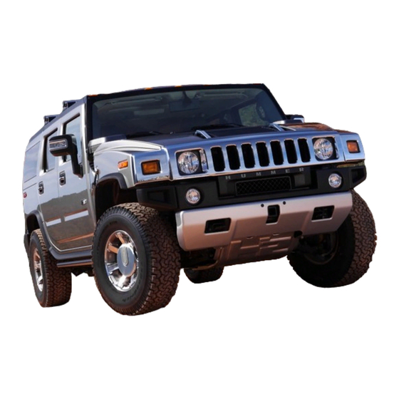 Hummer H2 2007 Guide Du Propriétaire