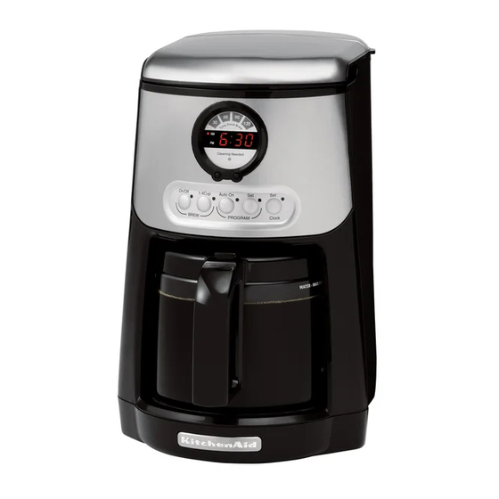 KitchenAid JAVASTUDIO KCM511 Instructions