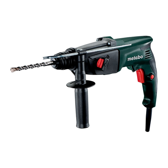 Metabo BHE 2444 Notice Originale