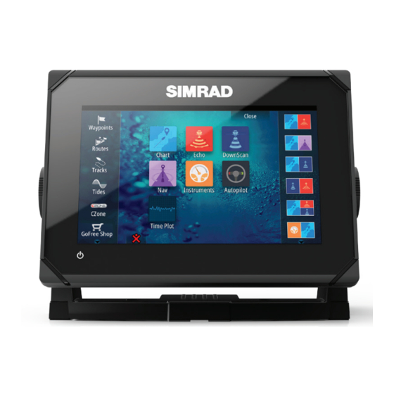 Simrad GO7 Manuels